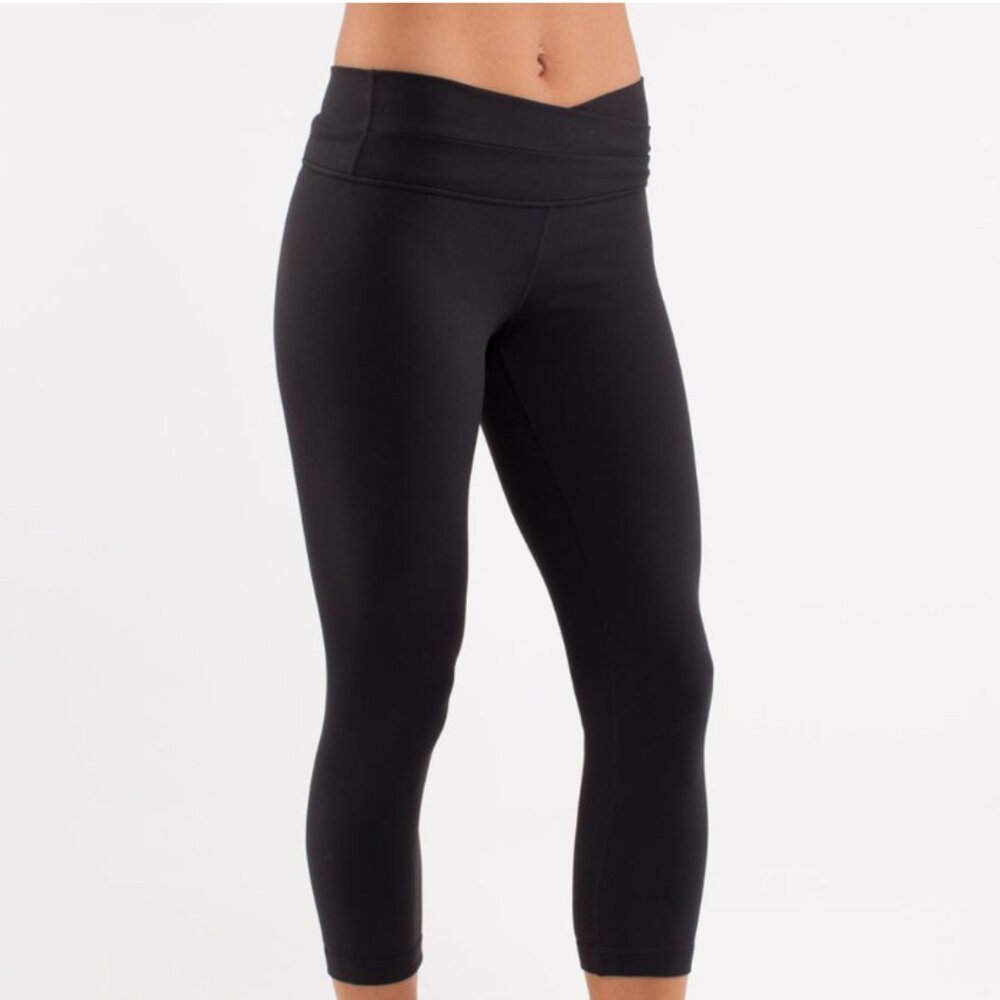 Lululemon Astro Wunder Under Crop 4 Black